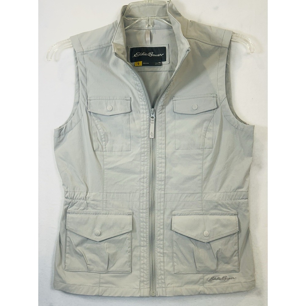 Eddie Bauer Travex Atlas II Stretch Light Grey Women's Size PM